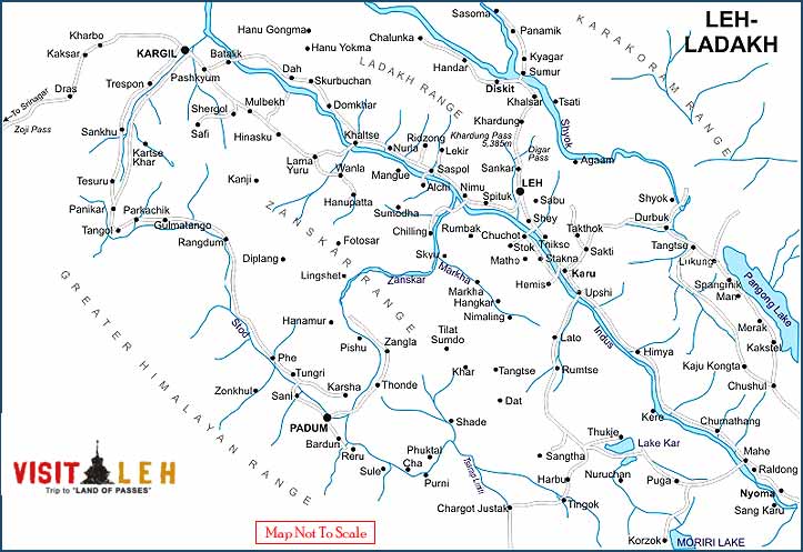 Map Visit Leh